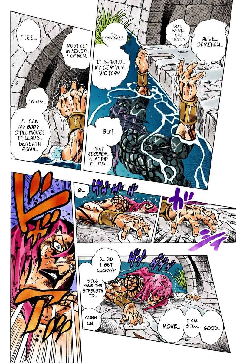 JoJo no Kimyou na Bouken: Part 5 - Ougon no Kaze Color-ban Chapter 149 - Page 8