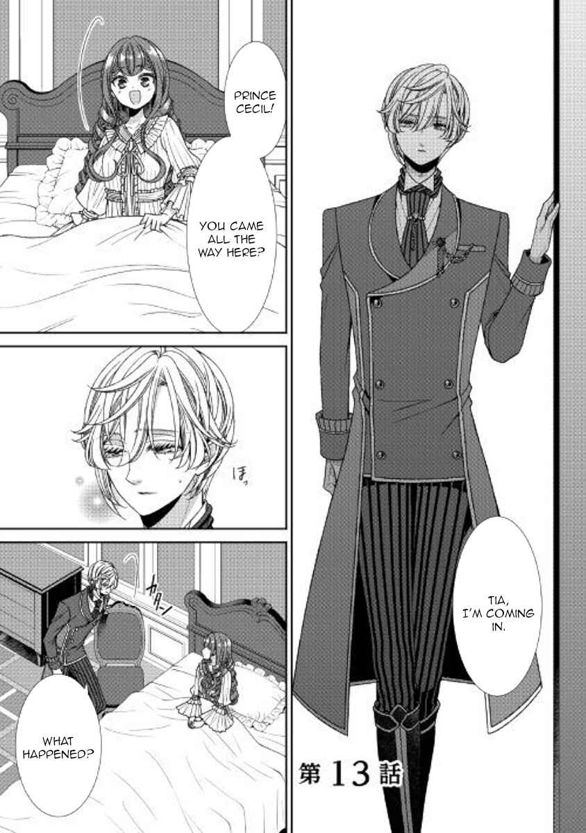 Jishou Akuyaku Reijou na Kon'yakusha no Kansatsu Kiroku. Chapter 13 - Page 1