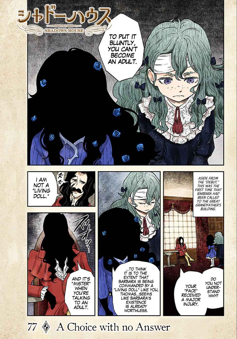 Shadows House (Official Colored) Chapter 77 - Page 2