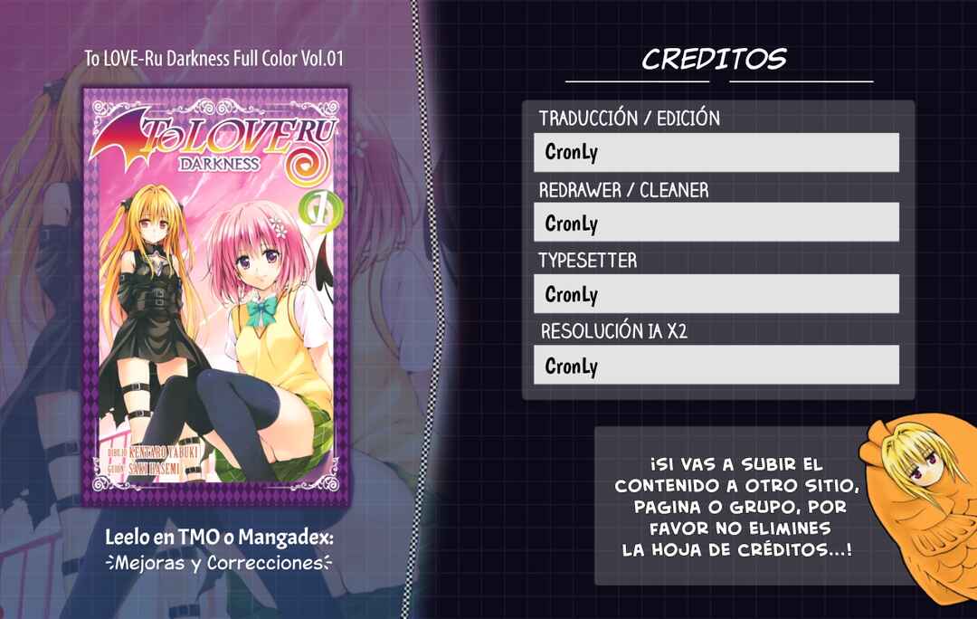 To Love Ru Darkness (Official Colored) Chapter 3 - Page 1