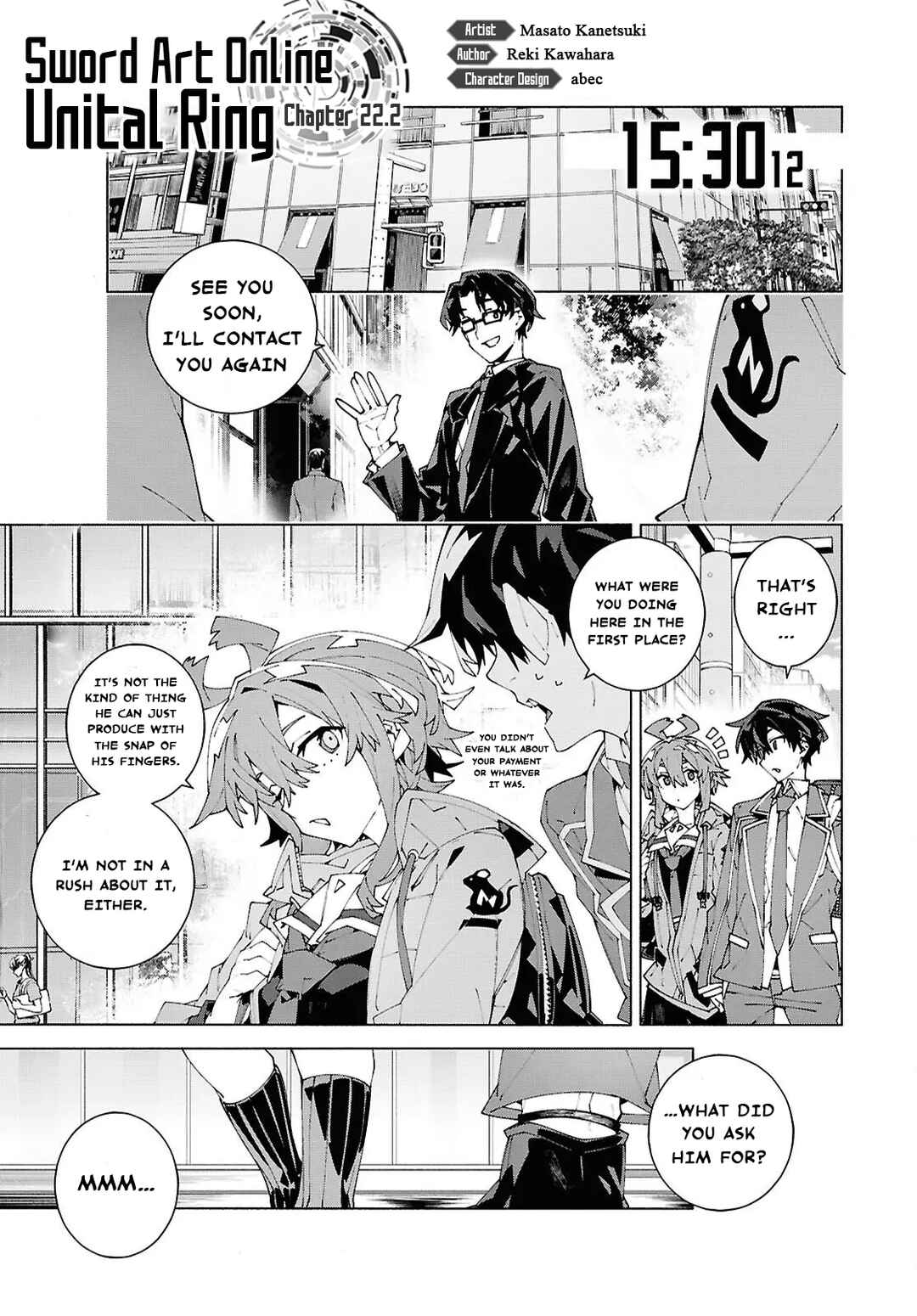 Sword Art Online - Unital Ring Chapter 22.2 - Page 1