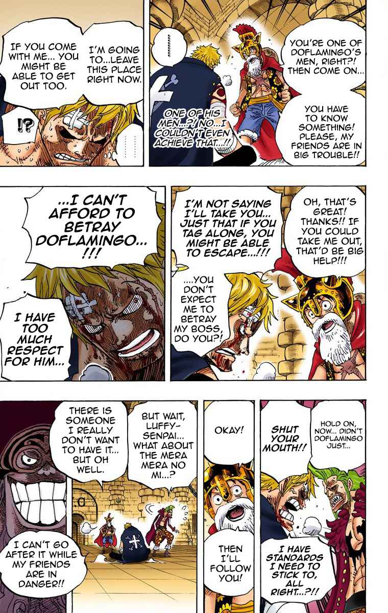One Piece (Official Colored) Chapter 731 - Page 14