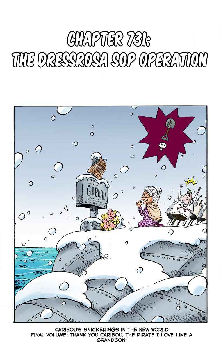 One Piece (Official Colored) Chapter 731 - Page 2