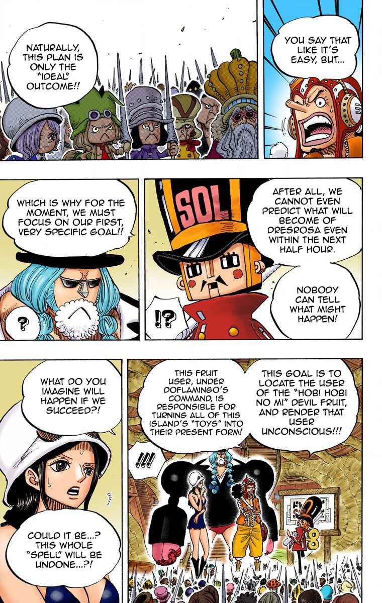 One Piece (Official Colored) Chapter 731 - Page 8