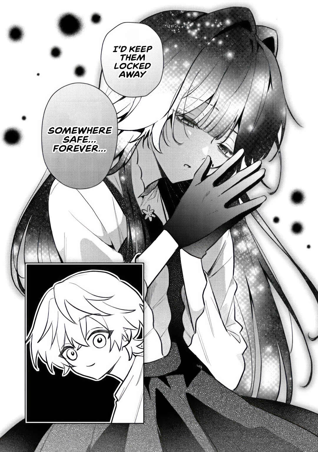 Yamiochi Last Boss Reijou no Osananajimi ni Tensei Shita. Ore ga Shindara Bad End Kakutei nanode Saikyou ni Natta kedo, Mou Yamiochi "Yandereka" Shitemasen ka? Chapter 8 - Page 13