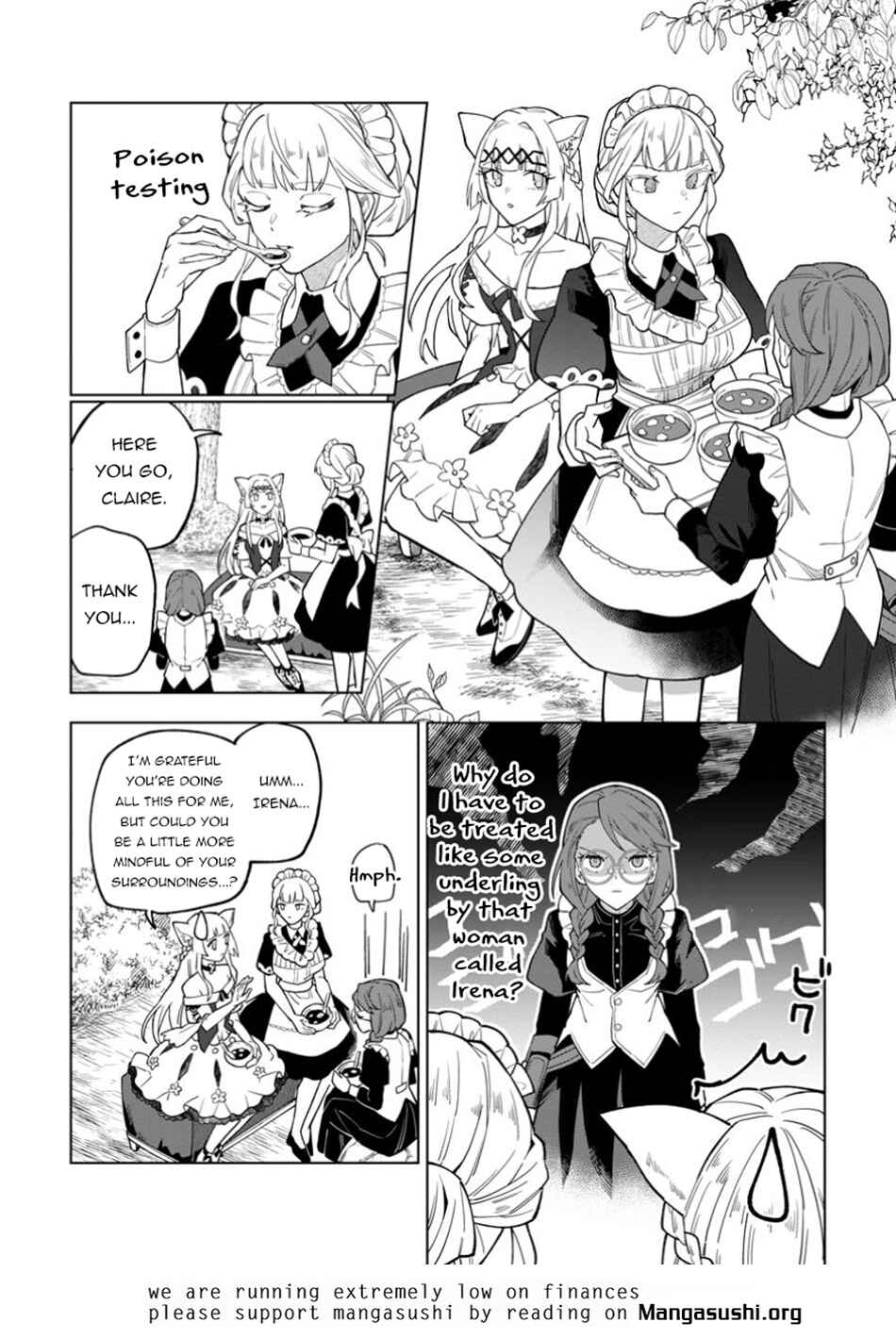 Yuusha Party wo Tsuihou Sareta Shiro Madoushi, S-Rank Boukensha ni Hirowareru: Kono Shiro Madoushi ga Kikakugai Sugiru Chapter 42.2 - Page 11
