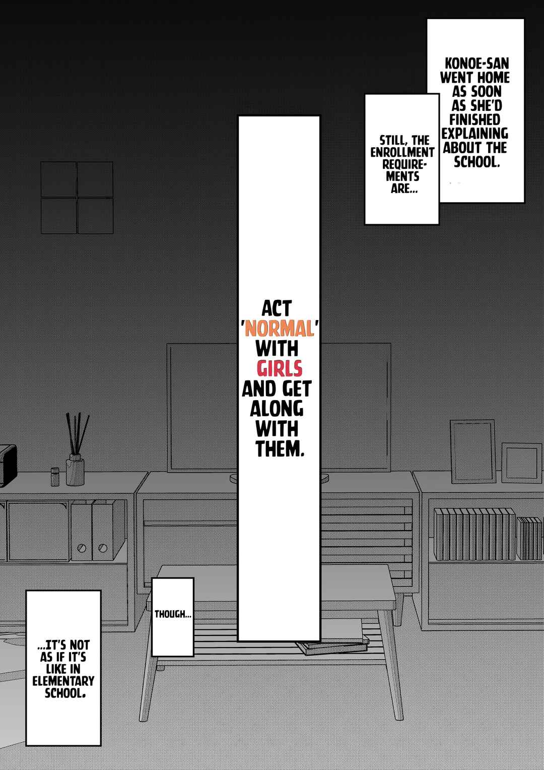 Danjo-hi 1:39 no Heikou Sekai wa Omoi no Hoka Futsuu Chapter 41 - Page 1