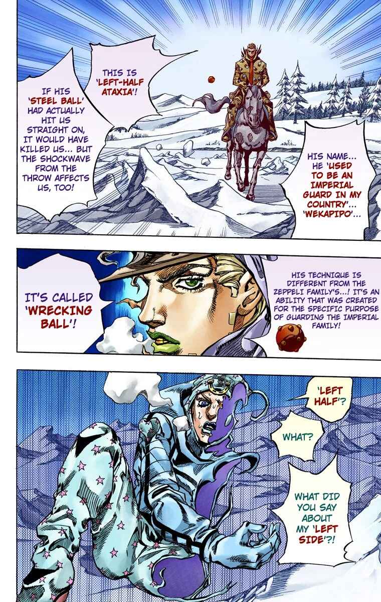 JoJo no Kimyou na Bouken: Part 7 - Steel Ball Run Color-ban Chapter 52 - Page 13