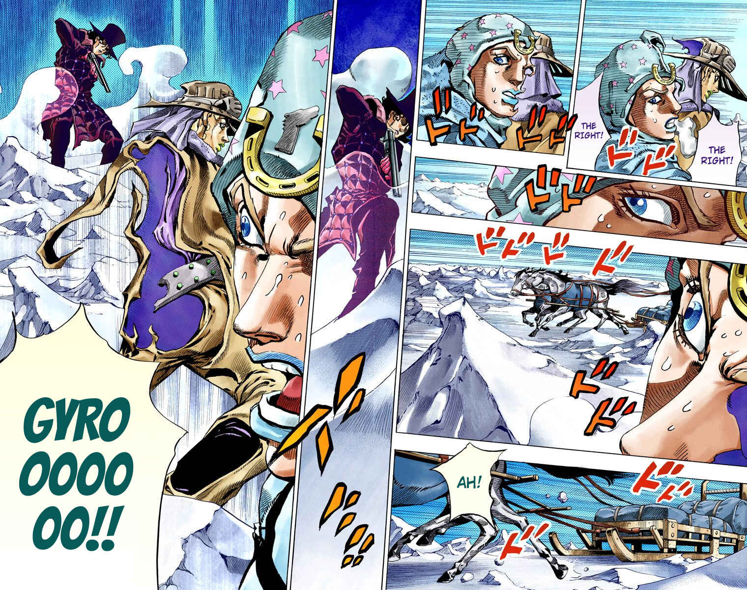 JoJo no Kimyou na Bouken: Part 7 - Steel Ball Run Color-ban Chapter 52 - Page 17