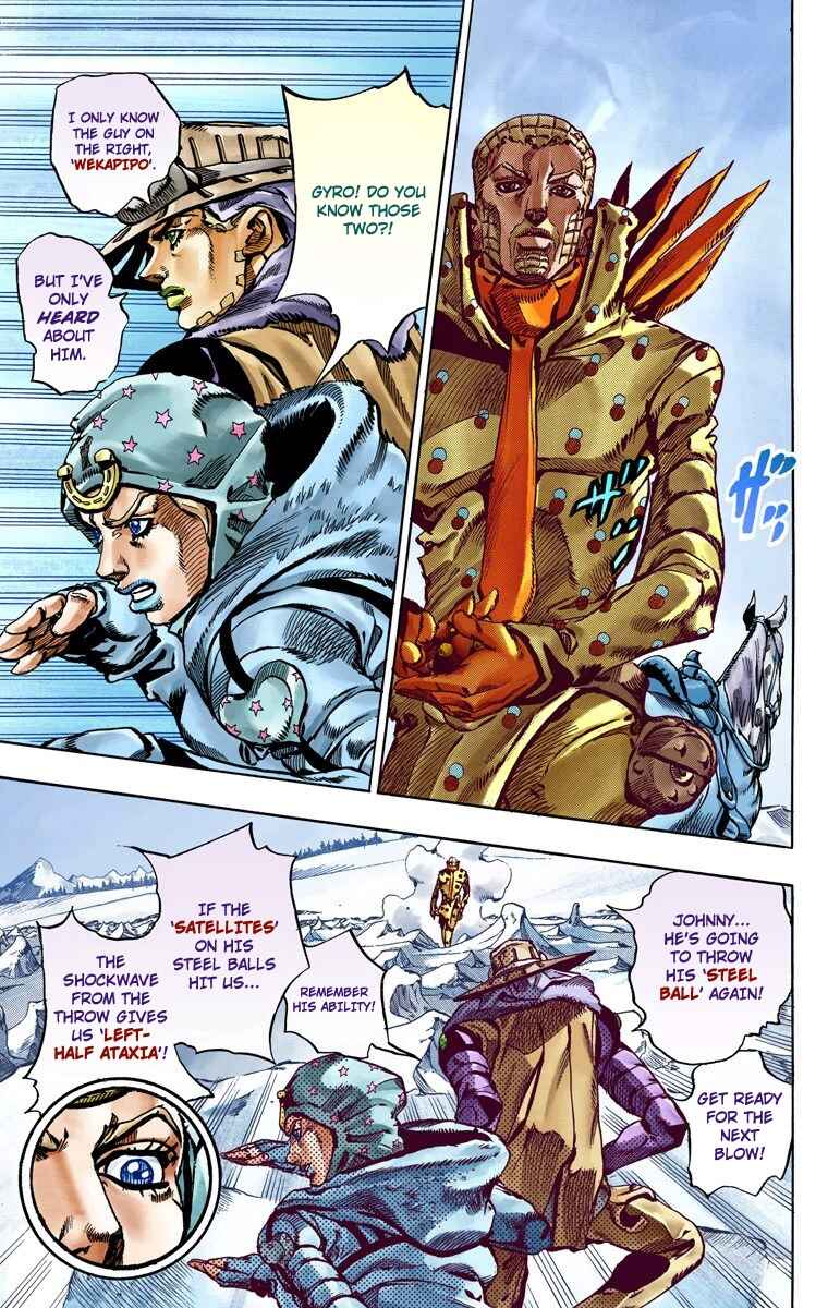 JoJo no Kimyou na Bouken: Part 7 - Steel Ball Run Color-ban Chapter 52 - Page 27
