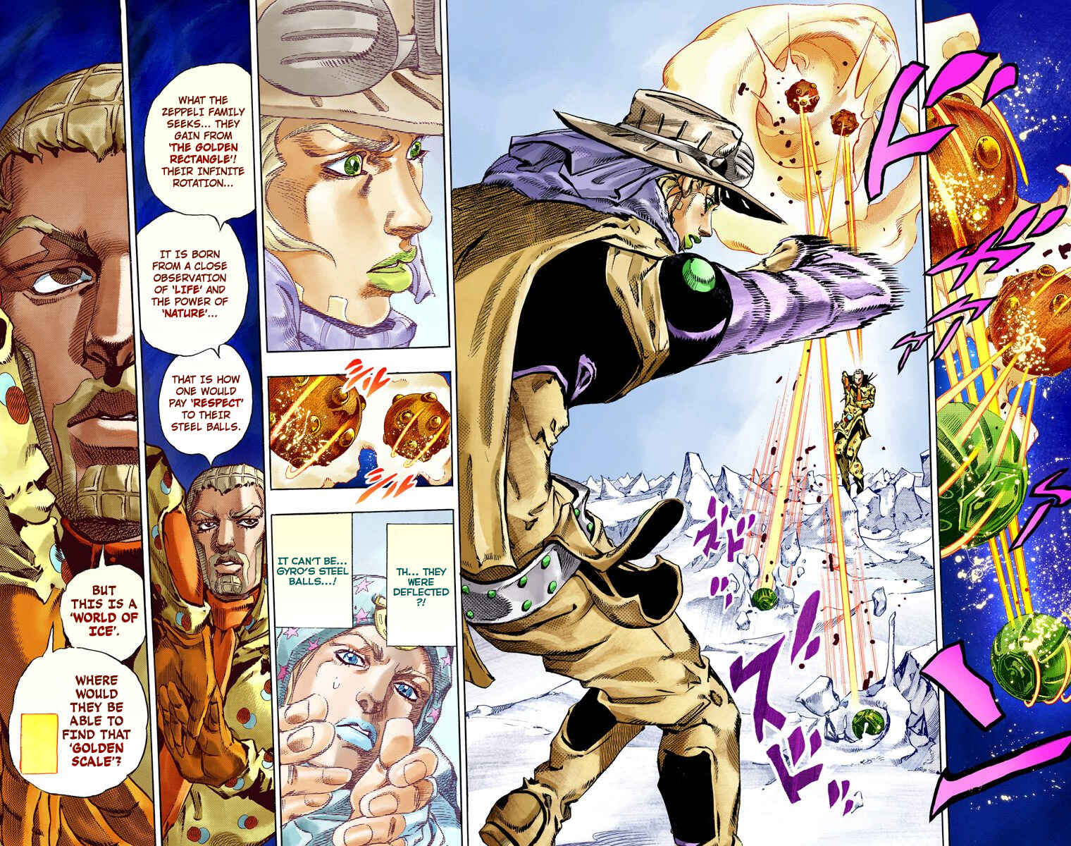 JoJo no Kimyou na Bouken: Part 7 - Steel Ball Run Color-ban Chapter 52 - Page 36