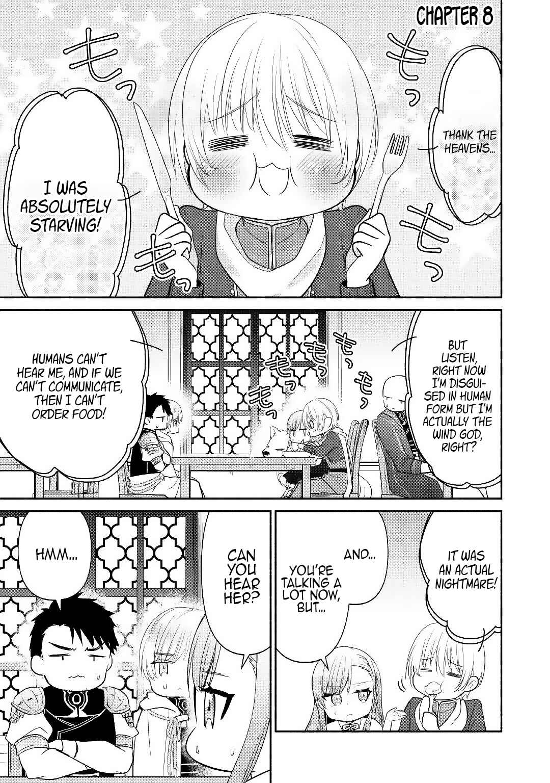 Tensei Youjo.: Shinjuu to Ouji to, Saikyou no Oji-san Youhei-dan no Naka de Ikiru Chapter 8 - Page 1