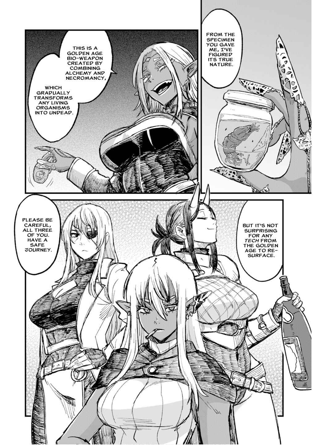 Sake to Tabako no Hiyatoi Dungeon Chapter 10 - Page 12