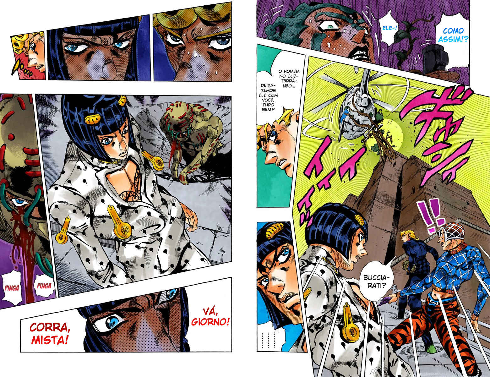 JoJo no Kimyou na Bouken: Part 5 - Ougon no Kaze Color-ban Chapter 119 - Page 11