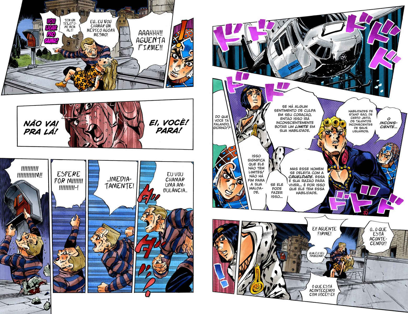 JoJo no Kimyou na Bouken: Part 5 - Ougon no Kaze Color-ban Chapter 119 - Page 4