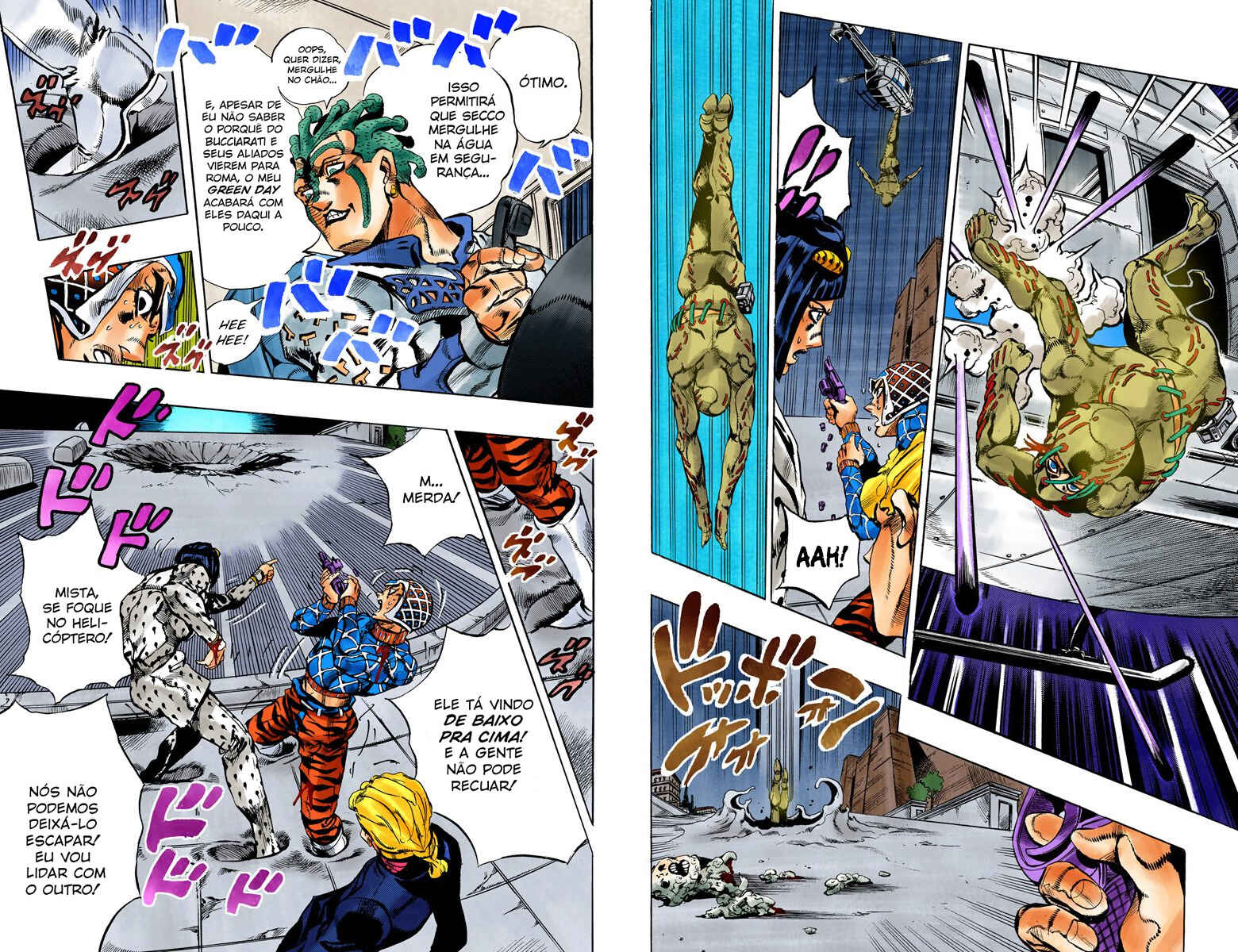 JoJo no Kimyou na Bouken: Part 5 - Ougon no Kaze Color-ban Chapter 119 - Page 8