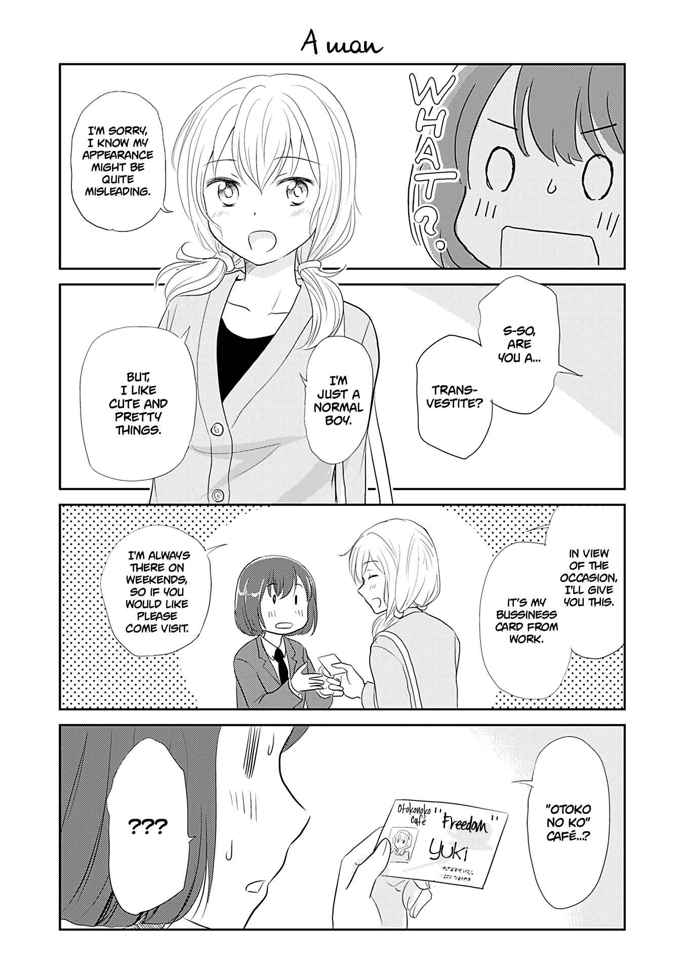 Otome Danshi ni Koisuru Otome Chapter 4 - Page 1