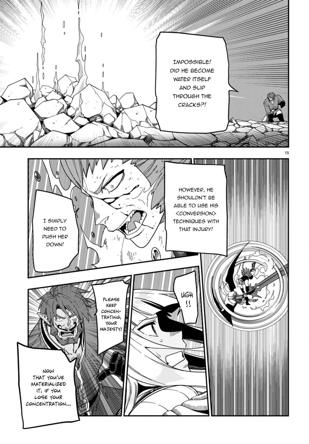 Konjiki no Word Master: Yuusha Yonin ni Makikomareta Unique Cheat Chapter 90 - Page 15