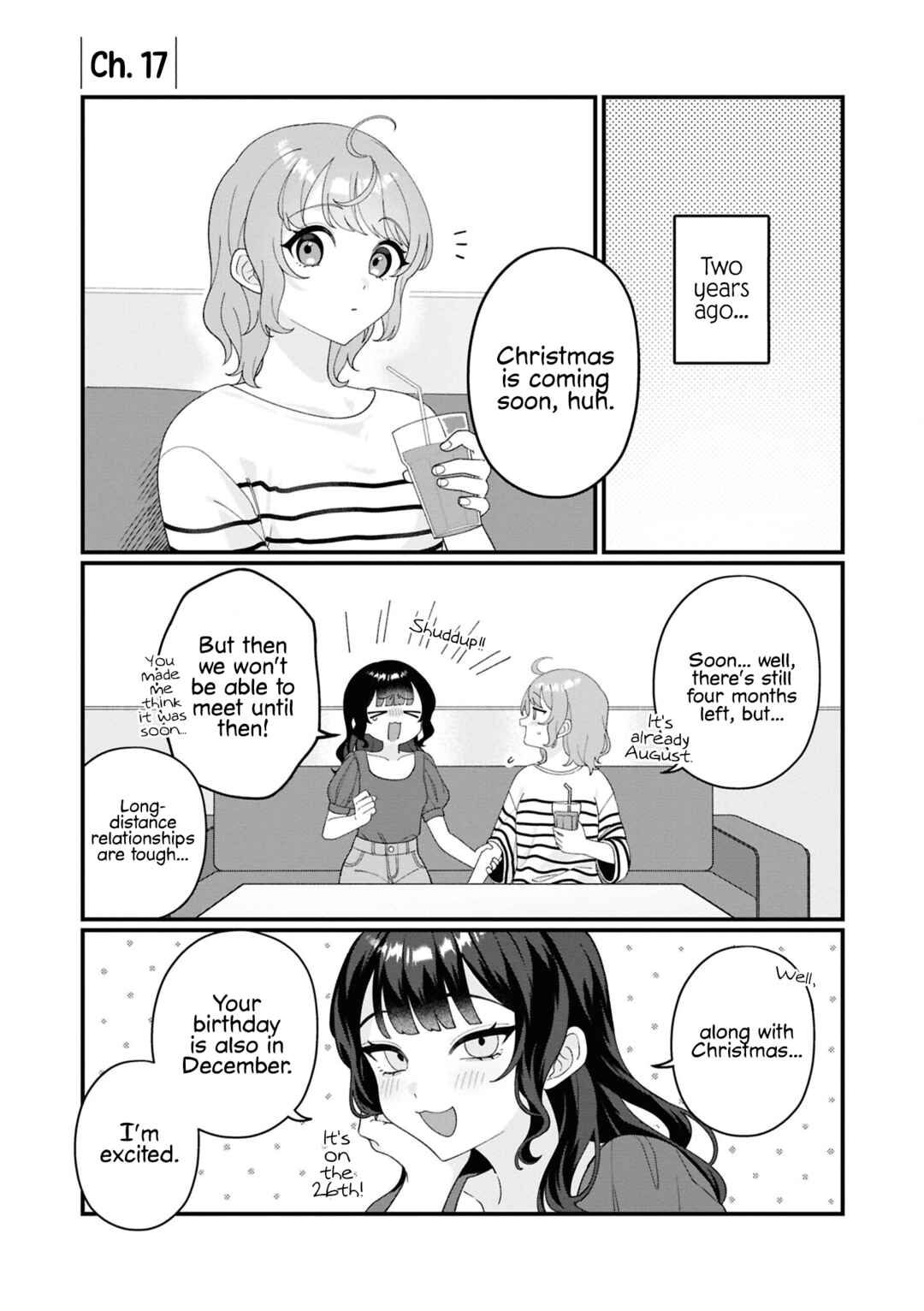 Koharu to Minato: Watashi no Partner wa Onnanoko Chapter 17 - Page 1