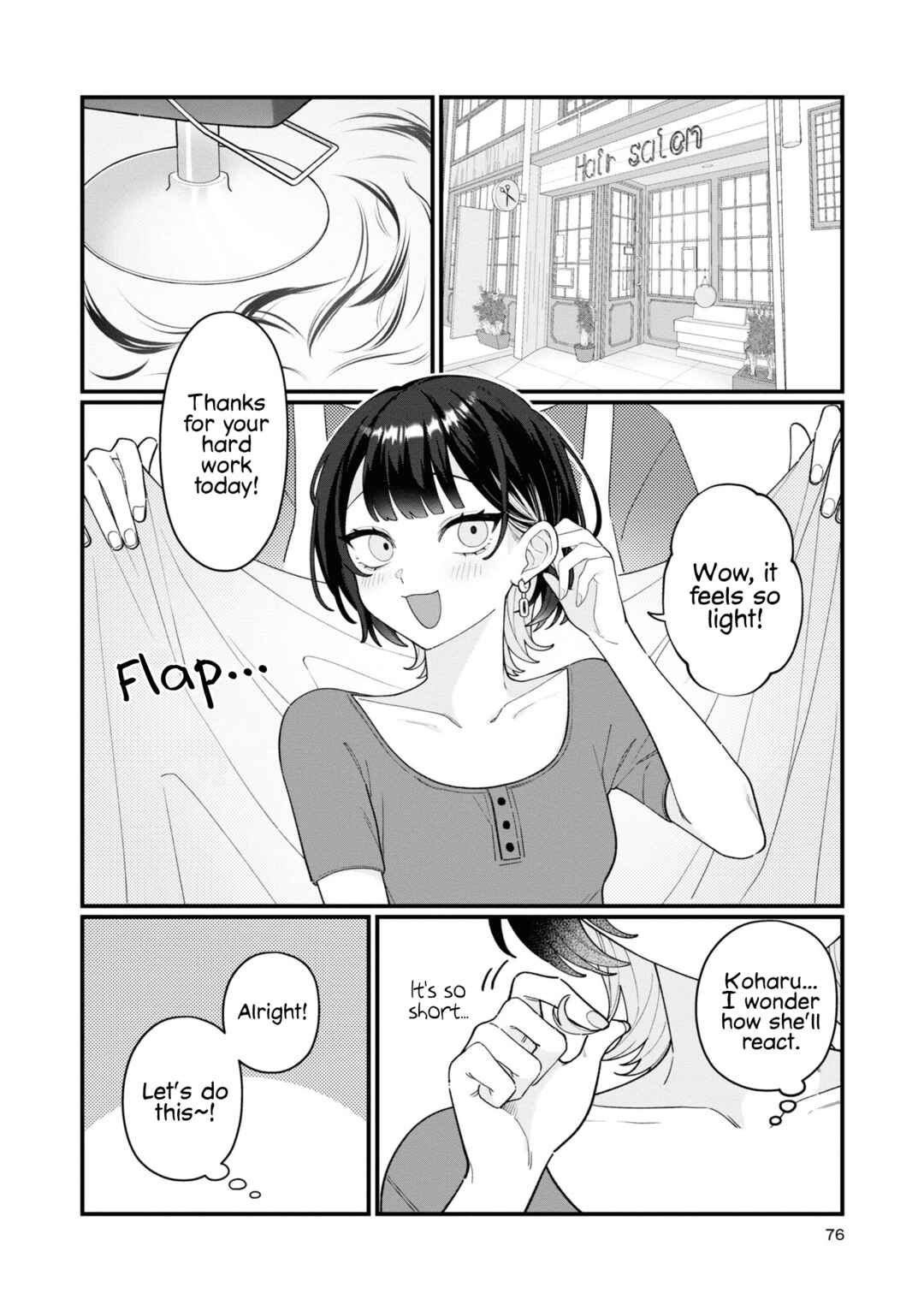 Koharu to Minato: Watashi no Partner wa Onnanoko Chapter 17 - Page 8