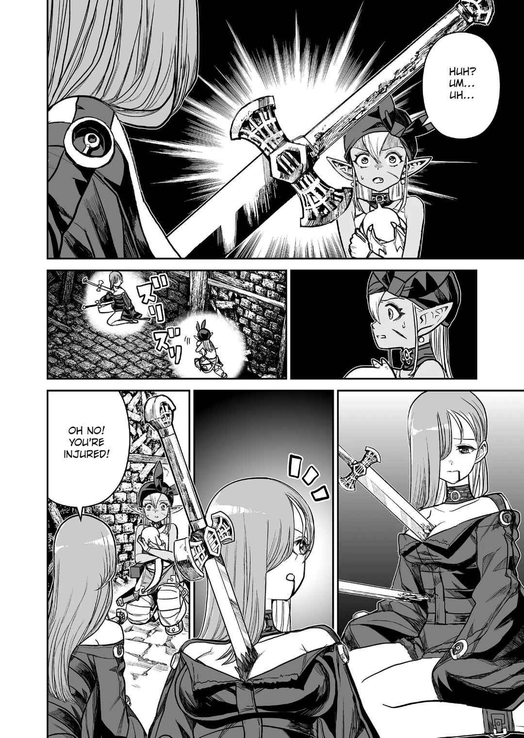 Abandoned: Tsuyosugite Buki ga Kowareru Yuusha to Buki Shokunin no Elf Chapter 9 - Page 2