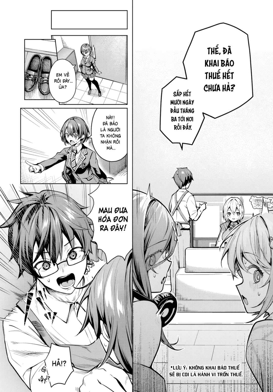 Tier 1 Shimai - Yuumei Yonshimai wa Boku nashi de wa Ikirarenai Chapter 1.2 - Page 23