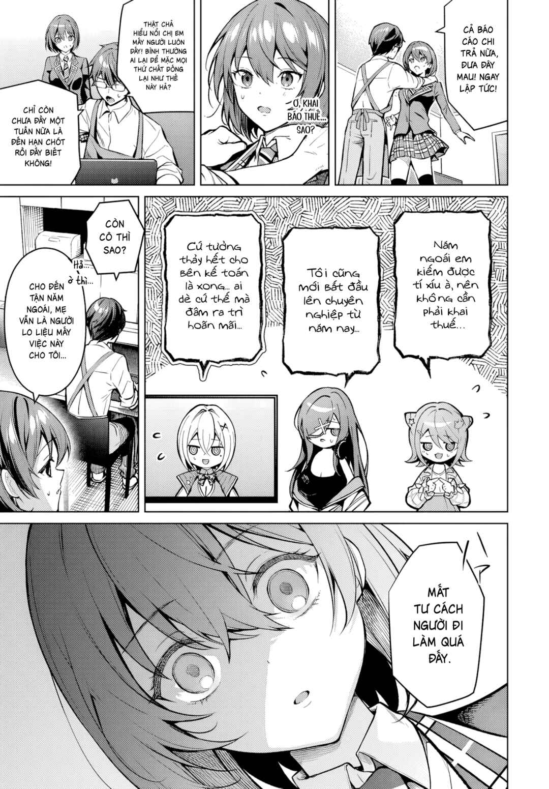 Tier 1 Shimai - Yuumei Yonshimai wa Boku nashi de wa Ikirarenai Chapter 1.2 - Page 24