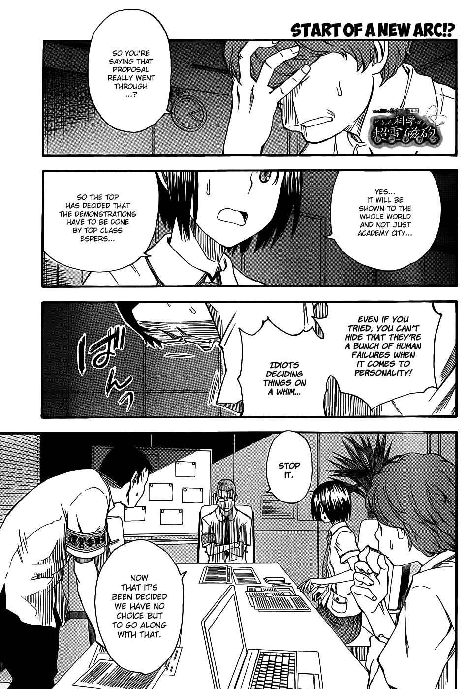Toaru Majutsu no Index Gaiden: Toaru Kagaku no Railgun Chapter 43 - Page 2