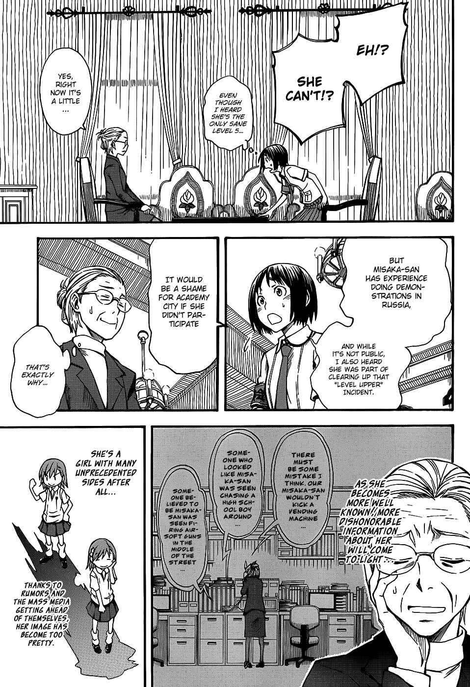 Toaru Majutsu no Index Gaiden: Toaru Kagaku no Railgun Chapter 43 - Page 6