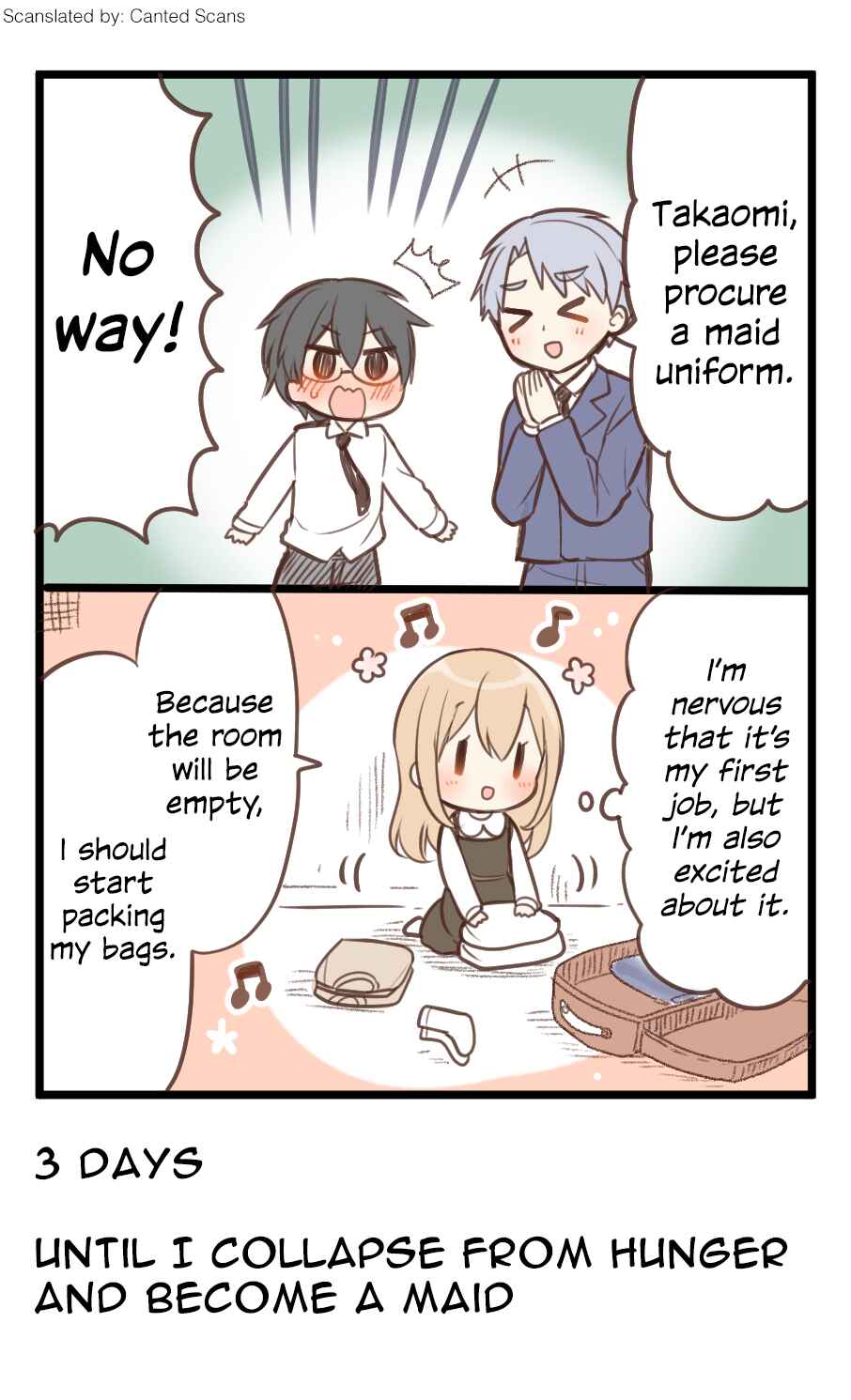100-nichi go ni Kuufuku de Taore Maid ni Naru Onnanoko Chapter 75 - Page 1