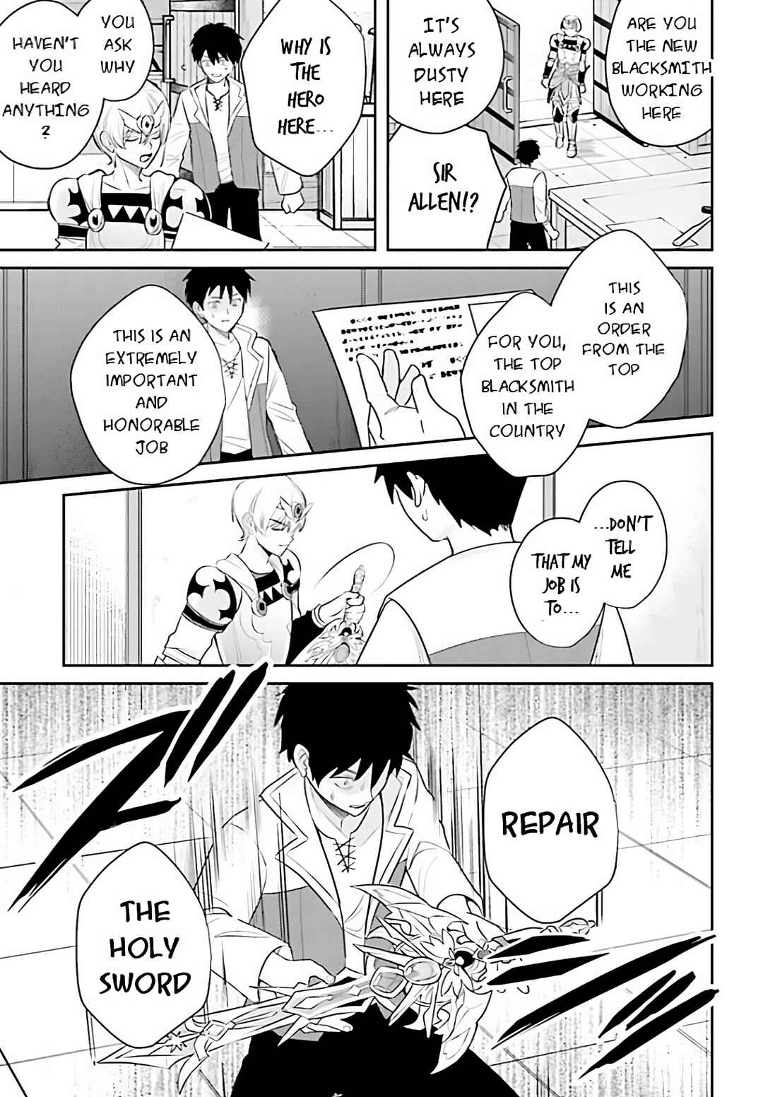 Onna Kajishi wa Ohitoyoshi Guild ni Hirowaremashita ~Shintenchi de Ganbaru Kajishi Seikatsu~ Chapter 1.1 - Page 4