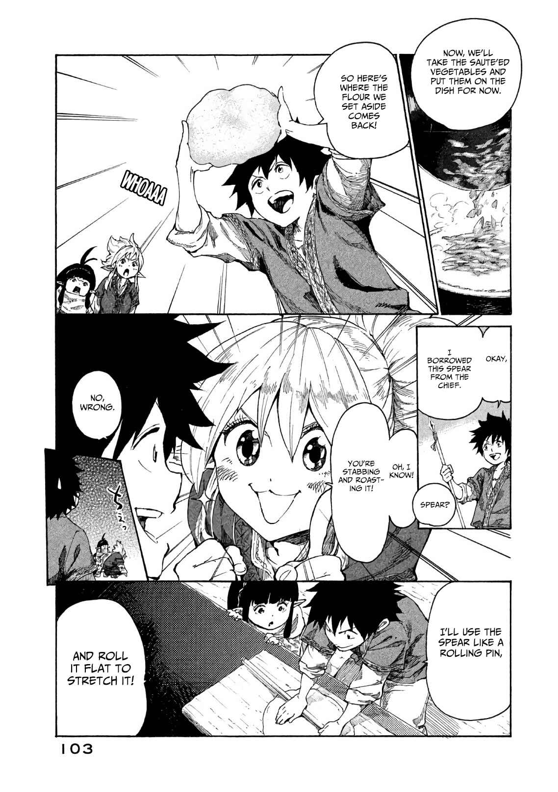 Mazumeshi Elf to Yuuboku gurashi Chapter 3 - Page 16