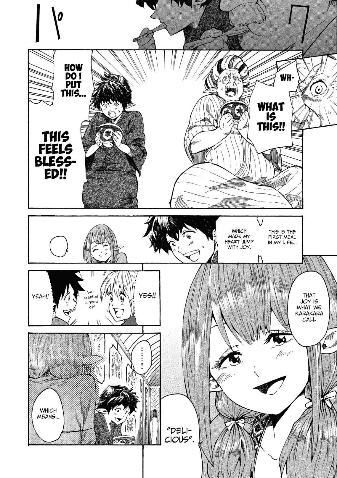 Mazumeshi Elf to Yuuboku gurashi Chapter 3 - Page 9