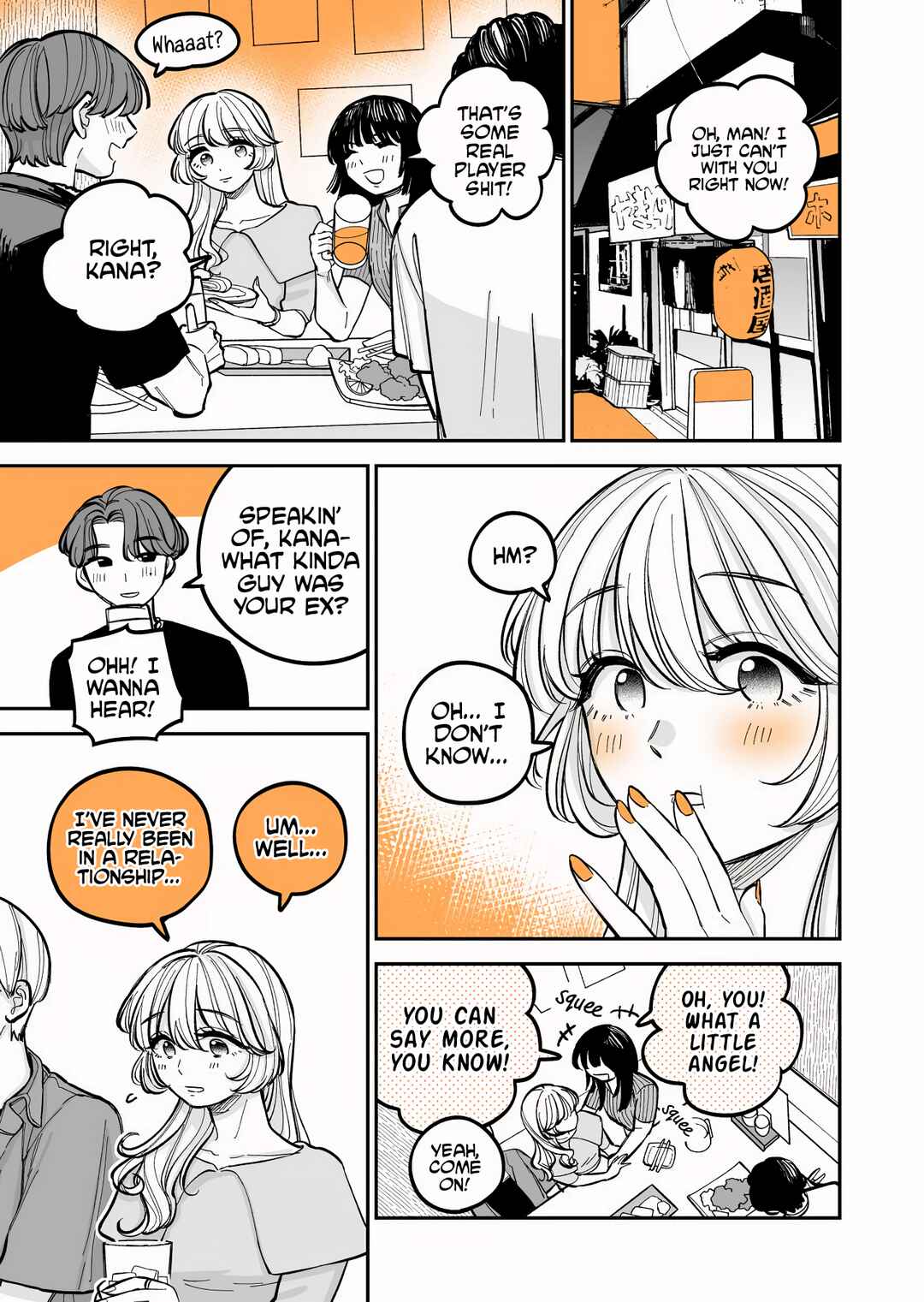 Genkai OL to Joshi Daisei ga 〇〇 Suru Hanashi Chapter 4.1 - Page 1