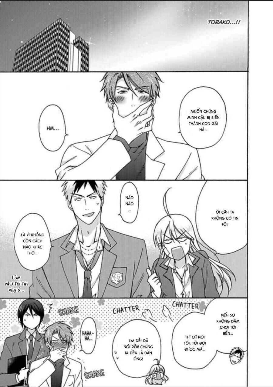 Nyotaika Yankee Gakuen ☆ Ore no Hajimete, Nerawaretemasu. Chapter 25 - Page 3