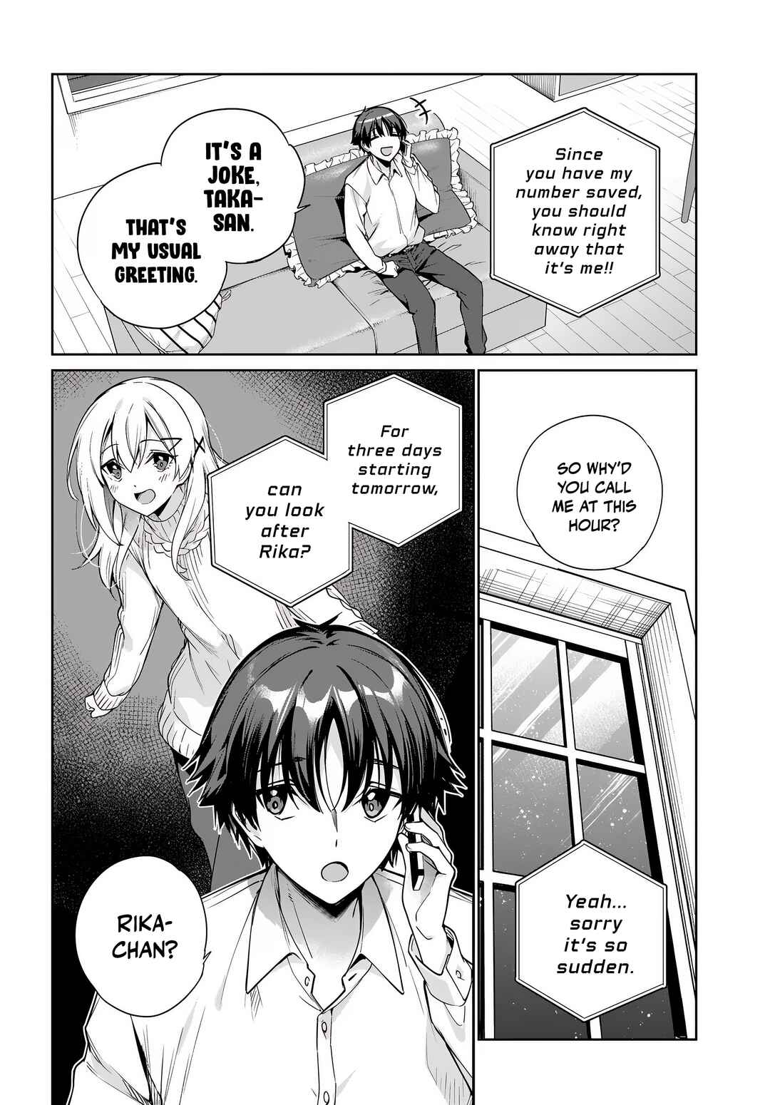 Ryoushin no Shakkin wo Katagawari Shite Morau Jouken wa Nihon Ichi Kawaii Joshikousei to Issho ni Kurasu Koto deshita. Chapter 37 - Page 3