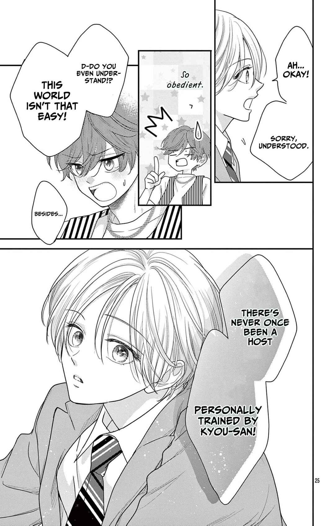Okaeri, Ore no Saiai: Dansou Host wa Eesu no Chouai kara Nigerarenai Chapter 1 - Page 25