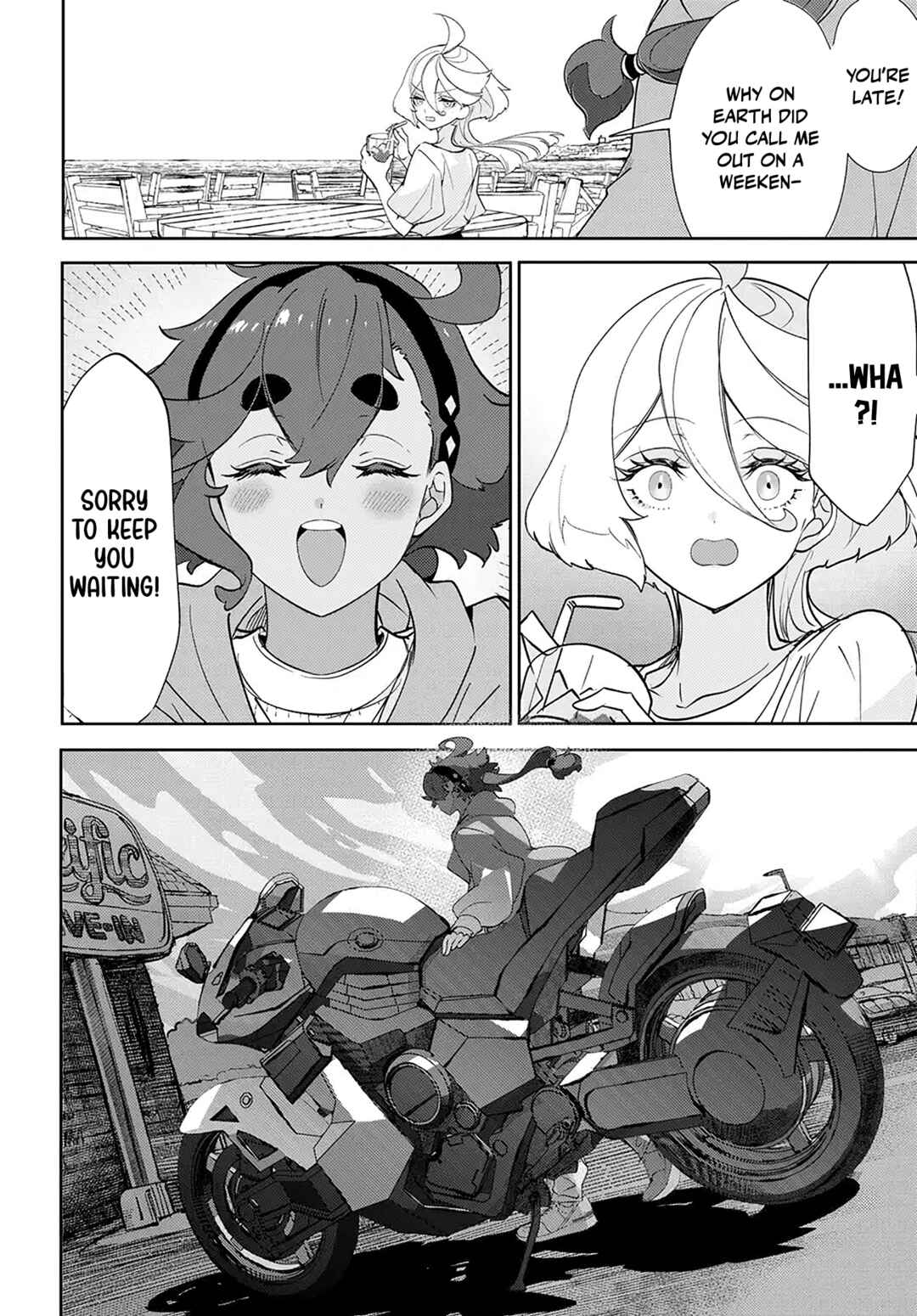 Kidou Senshi Gundam: Suisei no Majo - Seishun Frontier Chapter 4.1 - Page 2