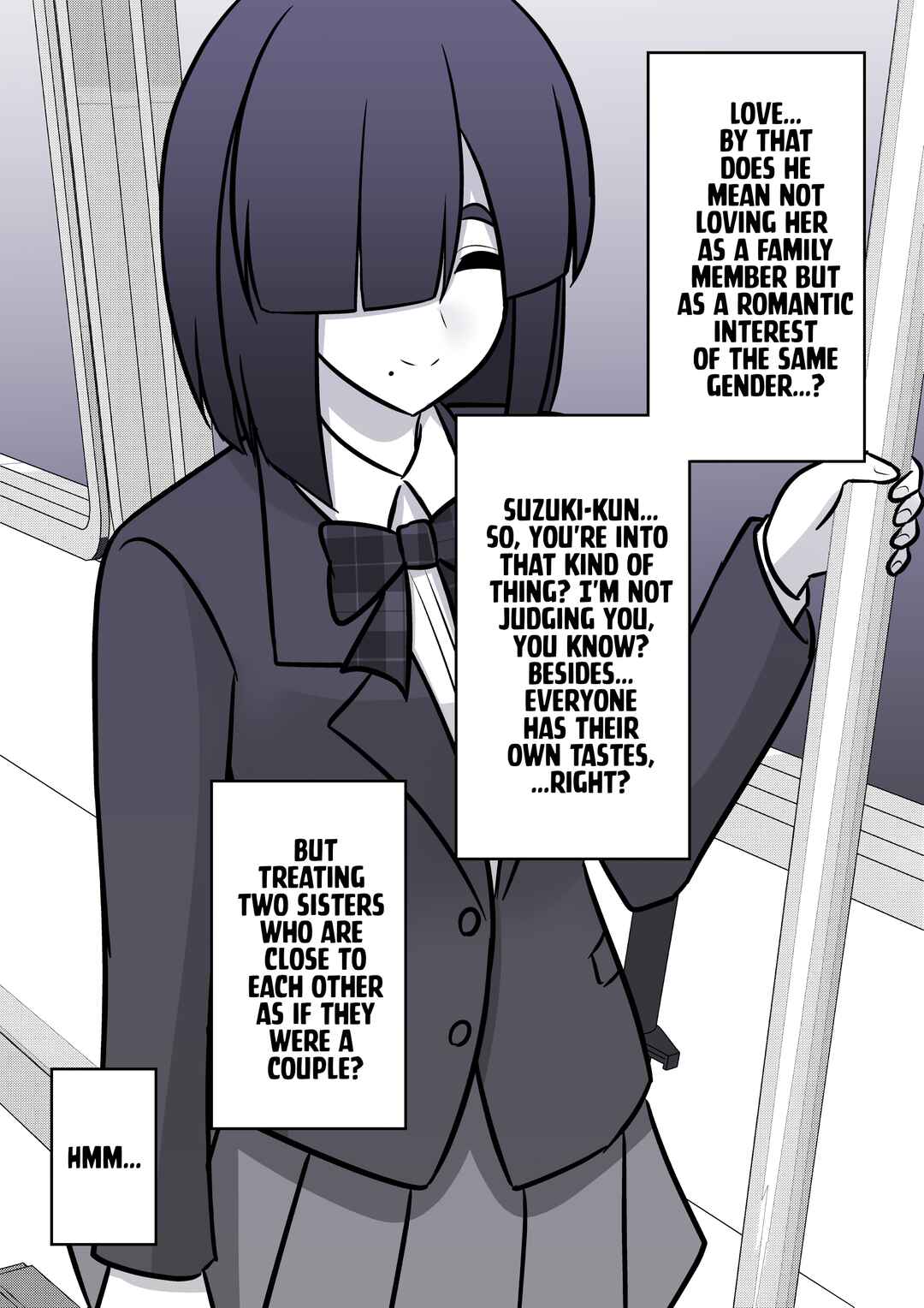 Danjo-hi 1:39 no Heikou Sekai wa Omoi no Hoka Futsuu Chapter 96 - Page 1