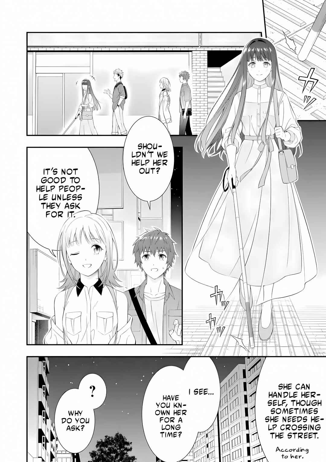 Toumei na Yoru ni Kakeru-kun to, Me ni Mienai Koi wo Shita. Chapter 1.1 - Page 14