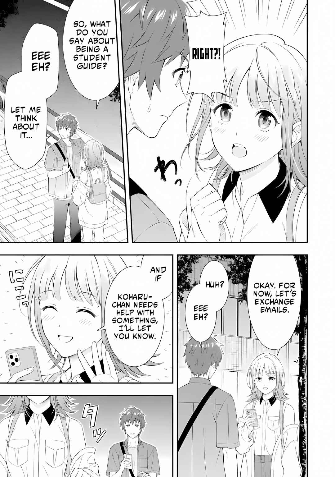Toumei na Yoru ni Kakeru-kun to, Me ni Mienai Koi wo Shita. Chapter 1.1 - Page 21