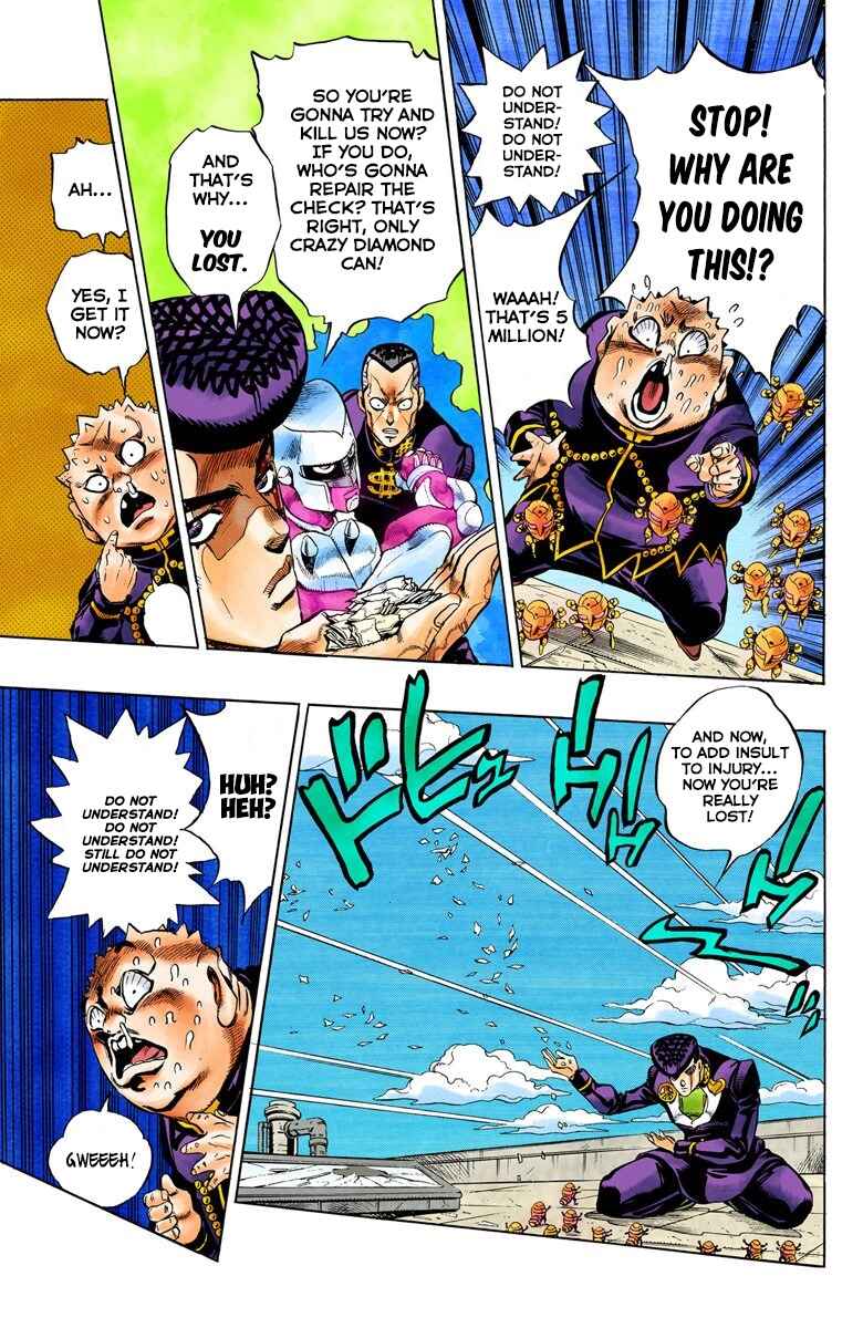 JoJo no Kimyou na Bouken: Part 4 - Diamond wa Kudakenai Color-ban Chapter 76 - Page 14