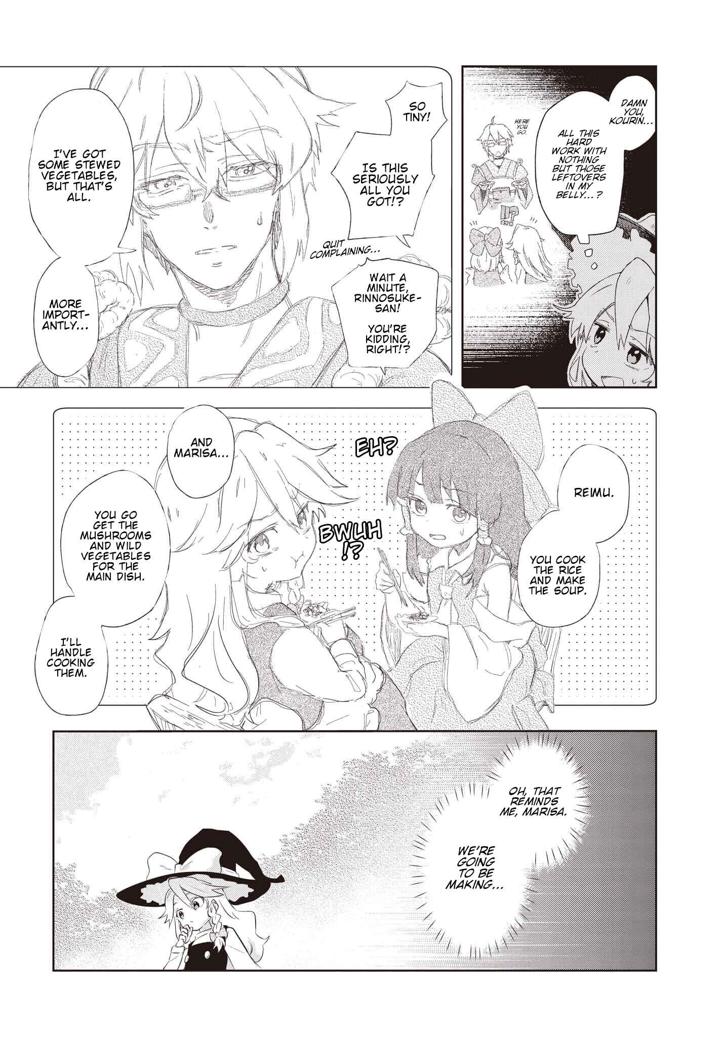 Touhou Project Niji Sousaku Series - Harapeko Marisa no Shiawase Gohan Chapter 1 - Page 7