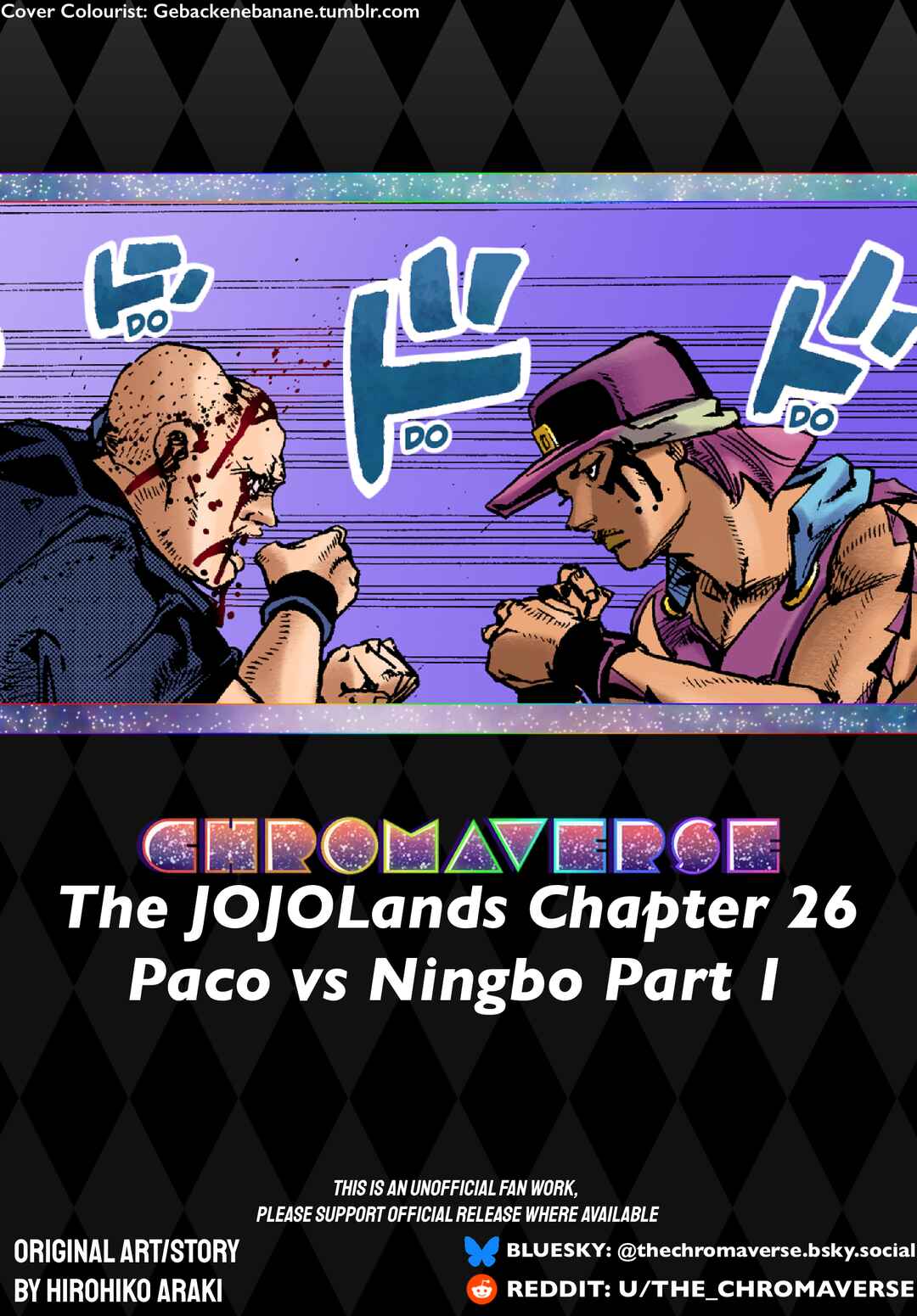 JoJo's Bizarre Adventure Part 9 - The JOJOLands (Fan-Colored) Chapter 26 - Page 1