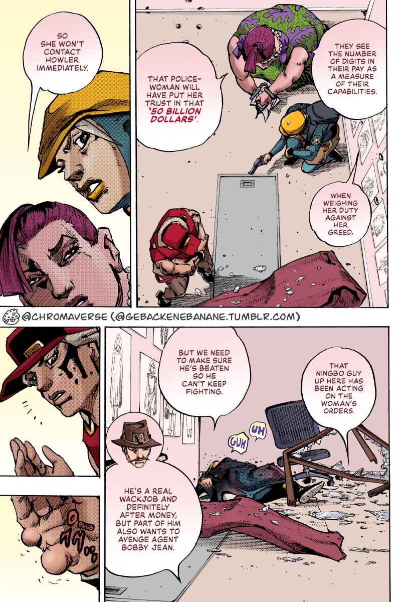 JoJo's Bizarre Adventure Part 9 - The JOJOLands (Fan-Colored) Chapter 26 - Page 11