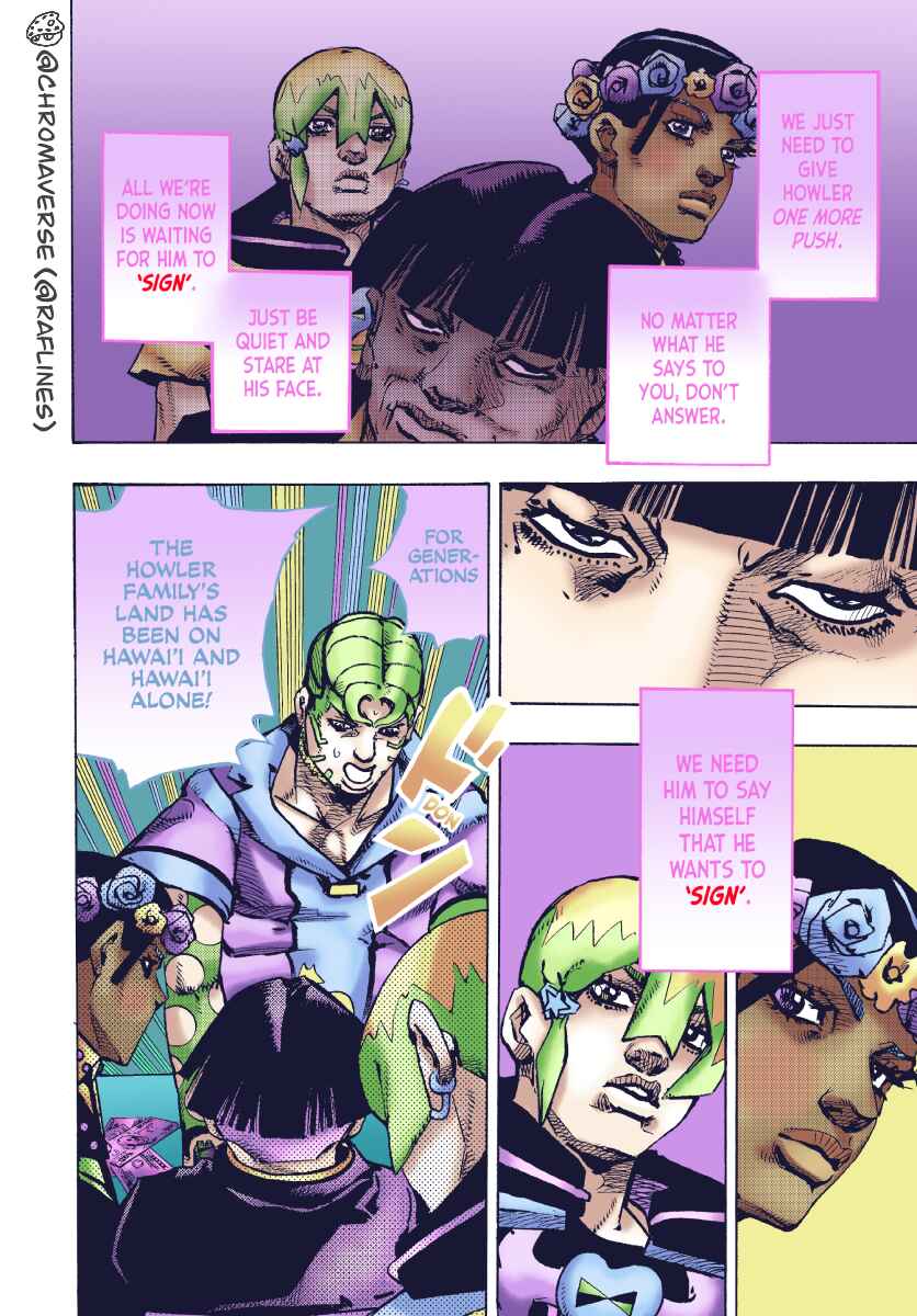 JoJo's Bizarre Adventure Part 9 - The JOJOLands (Fan-Colored) Chapter 26 - Page 16