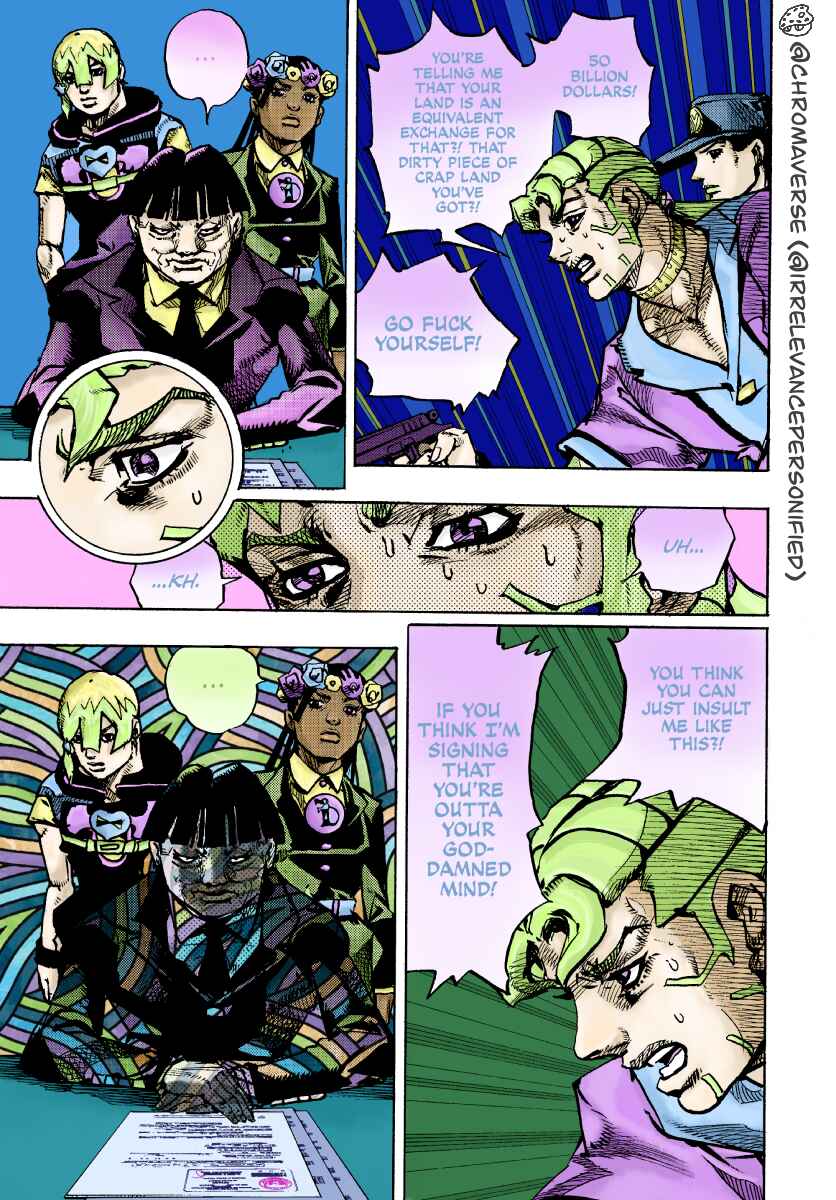 JoJo's Bizarre Adventure Part 9 - The JOJOLands (Fan-Colored) Chapter 26 - Page 17