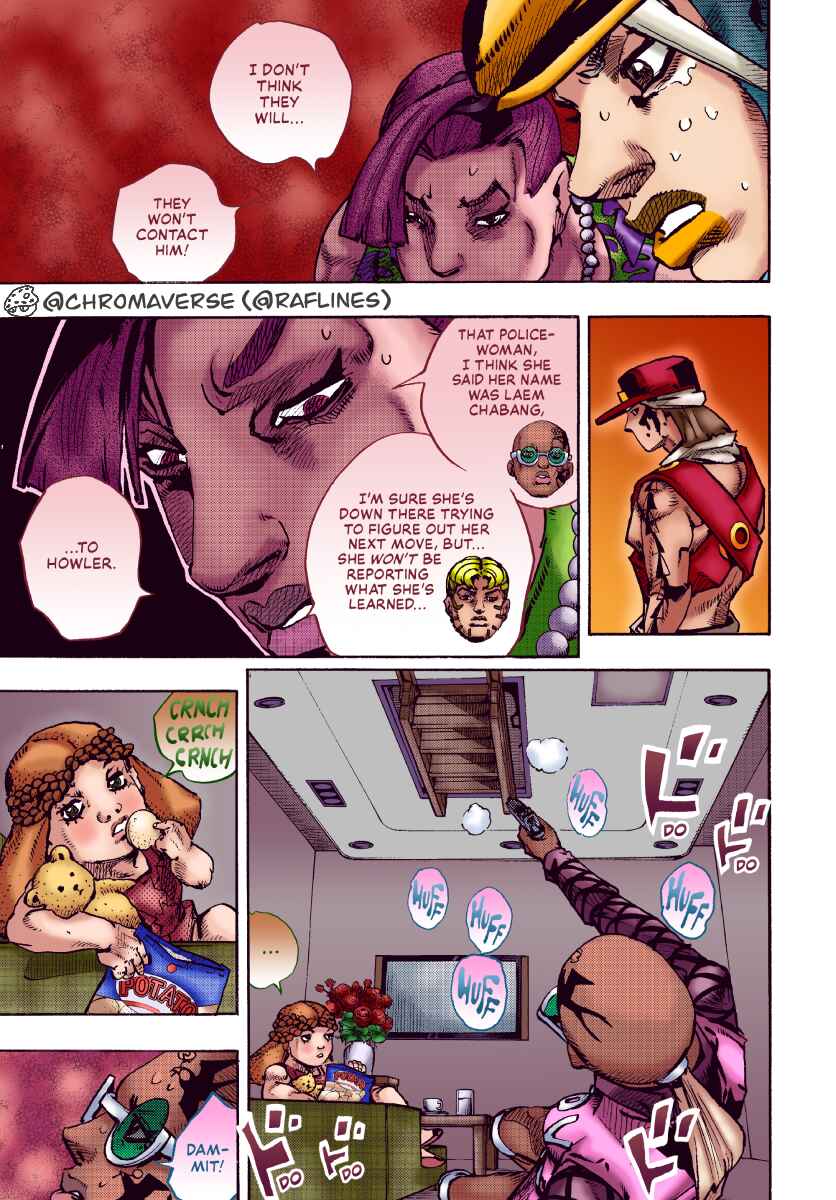JoJo's Bizarre Adventure Part 9 - The JOJOLands (Fan-Colored) Chapter 26 - Page 9