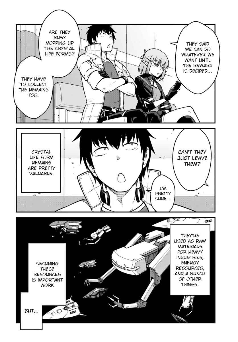 Mezametara Saikyou Soubi to Uchuusen-mochi datta node, Ikkodate Mezashite Youhei to shite Jiyuu ni Ikitai Chapter 52.1 - Page 14