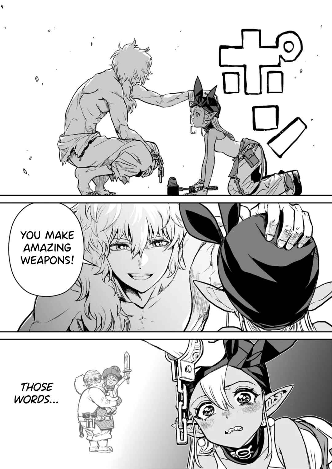 Abandoned: Tsuyosugite Buki ga Kowareru Yuusha to Buki Shokunin no Elf Chapter 1 - Page 48